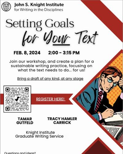 Setting Goals for Your Text Workshop