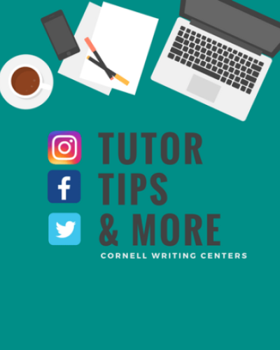 Cornell Writing Centers tutors offer writing tips on social media